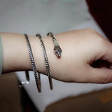 Punk Coiled Snake Spiral Upper Arm Cuff Armlet Armband Bangle Bracelet