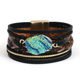 Multilayer Charm Leather Bracelets For Women Multicolor