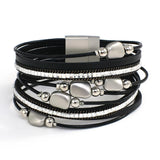 Multilayer Charm Leather Bracelets For Women Multicolor
