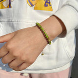 Colorful Chakra Braided Bracelet Rondelle Stone Wrap Ethnic Jewelry