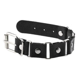 Leather Bracelet Punk Goth Wrist Cuffs Bracelet Gothic Rivet Buckle Wristband