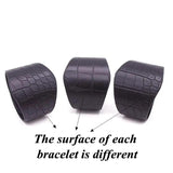 Geometric Big Statement Leather Bracelet for Women