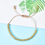 Vintage Boho Stone Bracelet Femme Rope Friendship Bracelets for Women