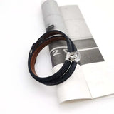 Braided Wrap Leather Bracelets Leaf Charm Beads Tribal Wristbands