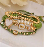 Gold Plated Star Bracelet Adjustable Jewelry Women Men