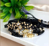 Gold Plated Star Bracelet Adjustable Jewelry Women Men