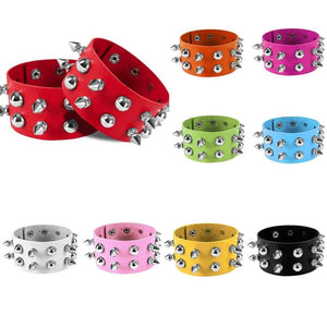 Women Hand Bracelets Wristband Leather Punk Sexy Belt Harajuku Elasticity