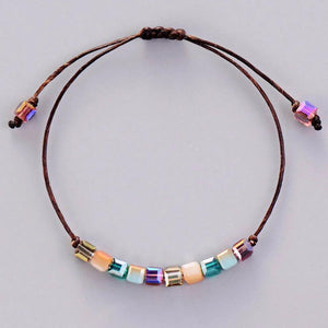 Boho Half Plating Crystal Bracelet Birthday Gift Jewelry