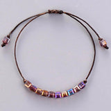 Boho Half Plating Crystal Bracelet Birthday Gift Jewelry