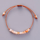 Boho Half Plating Crystal Bracelet Birthday Gift Jewelry