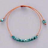 Boho Half Plating Crystal Bracelet Birthday Gift Jewelry