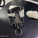 Vintage Punk Skull Bracelet Lolita Bone Gloves Gothic Jewelry