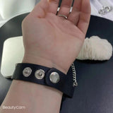 Vintage Punk Skull Bracelet Lolita Bone Gloves Gothic Jewelry