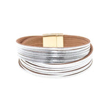 12 Colors Leather Bracelets For Women Men's Couples Jewelry