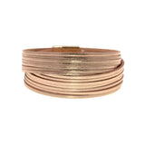 12 Colors Leather Bracelets For Women Men's Couples Jewelry