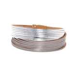 Double Charm Leather Bracelets Couples Jewelry Wrap Bracelets