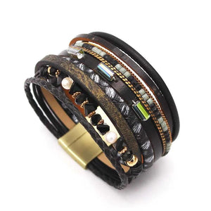 Crystal Multilayer Wrap Bracelet Female Jewelry
