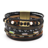 Crystal Multilayer Wrap Bracelet Female Jewelry