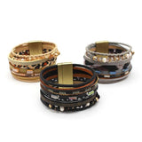 Crystal Multilayer Wrap Bracelet Female Jewelry