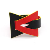 PU Leather Bracelets Double Color Wrap Bracelet for Women