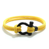 Men Bracelet Rope Horseshoe Buckle Lucky Red Thread Braslet