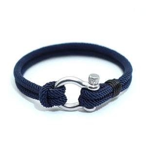 Men Bracelet Rope Horseshoe Buckle Lucky Red Thread Braslet