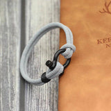 Men Bracelet Rope Horseshoe Buckle Lucky Red Thread Braslet