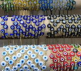 Adjustable Copper Bead Bracelets Lucky Eye, Optional Colors
