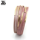 Multilayer Wide Bangle Femme Jewelry