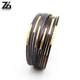 Multilayer Wide Bangle Femme Jewelry
