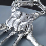 Halloween Finger Bracelet Gothic Skeleton Bones Hand Finger Bracelet