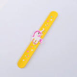 Kid Star Unicorn Slap Bracelet Colorful Wrap Animal Bangle Gift