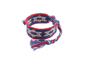 Star Of David Woven Friendship Bracelet Multicolor Macrame Bracelet