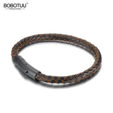 Vintage Feather Wrap Bracelet for Men Gift WRBR011