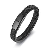 Men's Feather Wrap Bracelet Stainless Steel