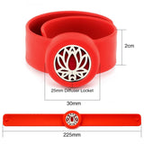 Shell Crown Diffuser Bracelet Adjustable Bangle Silicone 10Pads