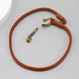 Multilayer Leather Bracelet with Alloy Horseshoe Buckle