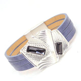Punk Leather Bracelet Women Hand Jewelry Summer Accessories