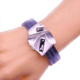 Punk Leather Bracelet Women Hand Jewelry Summer Accessories