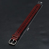 Vintage Punk Style Wide Leather Bracelet