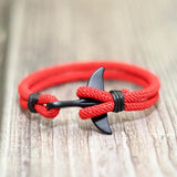 Milan Rope Bracelet Sea Animals Whale Tail Braclet Bohemia Double Layer Charm