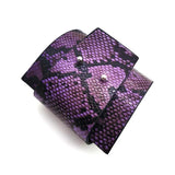 Crack Snake Leather Bracelet Women Jewelry Wrap Bangle Gothic
