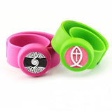25mm Silicone Children Bangle Kids Essential Oil Wristband Diffuser Aroma Locket