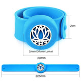 25mm Silicone Children Bangle Kids Essential Oil Wristband Diffuser Aroma Locket