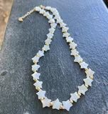 Mother of Pearl Shell Heart Star Bracelet