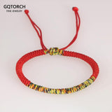 Chinese Red Rope Bracelet Lucky Knot Mens Womens Handmade