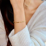 Lips Chain Bracelets for Women Stainless Steel Party Jewelry
