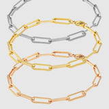 Lips Chain Bracelets for Women Stainless Steel Party Jewelry