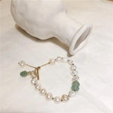 Pearl Pendant Bracelet for Women - Lucky Cuff Bracelet
