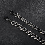Vintage Cuban Bracelet Men Stainless Steel 7/9mm Width